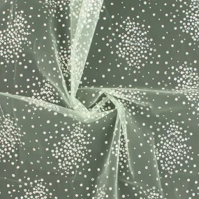 TWINKLE Printed Mesh - Light Green