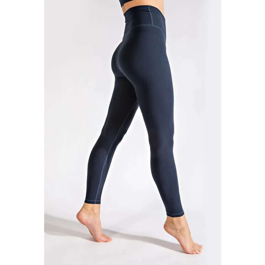 V Waist Full Length Leggings Nocturnal Navy