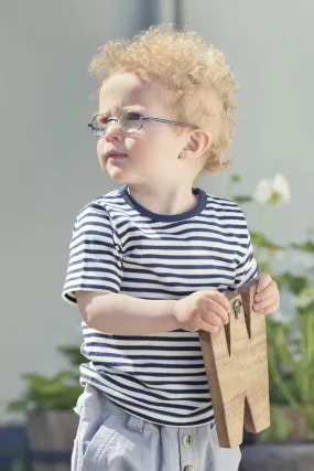 Wheat Baby Boy Striped T-Shirt