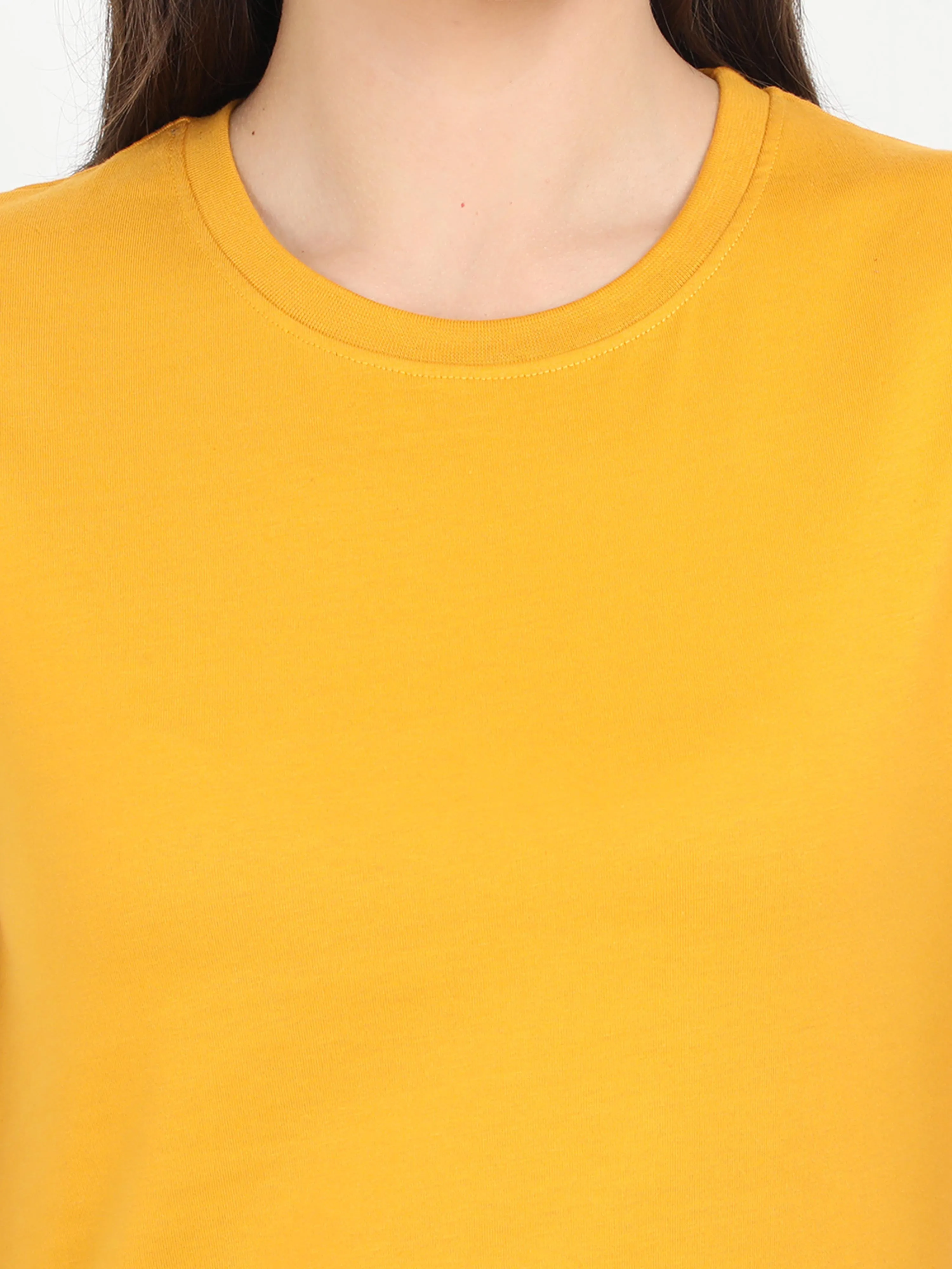 Woodwose Organic Clothing Women's  Regular Fit Organic Cotton T-shirt - Mais