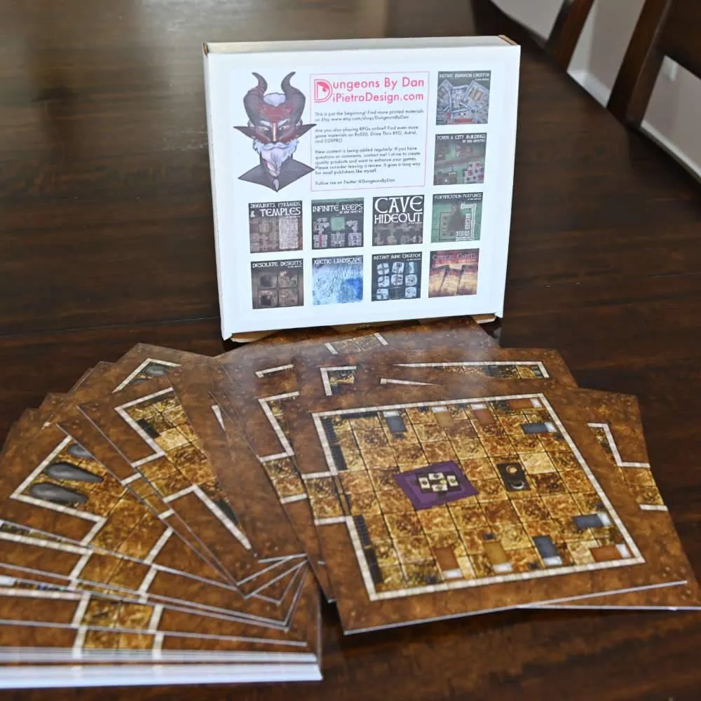 Ziggurats, Pyramids, And Temples Dungeon Tiles